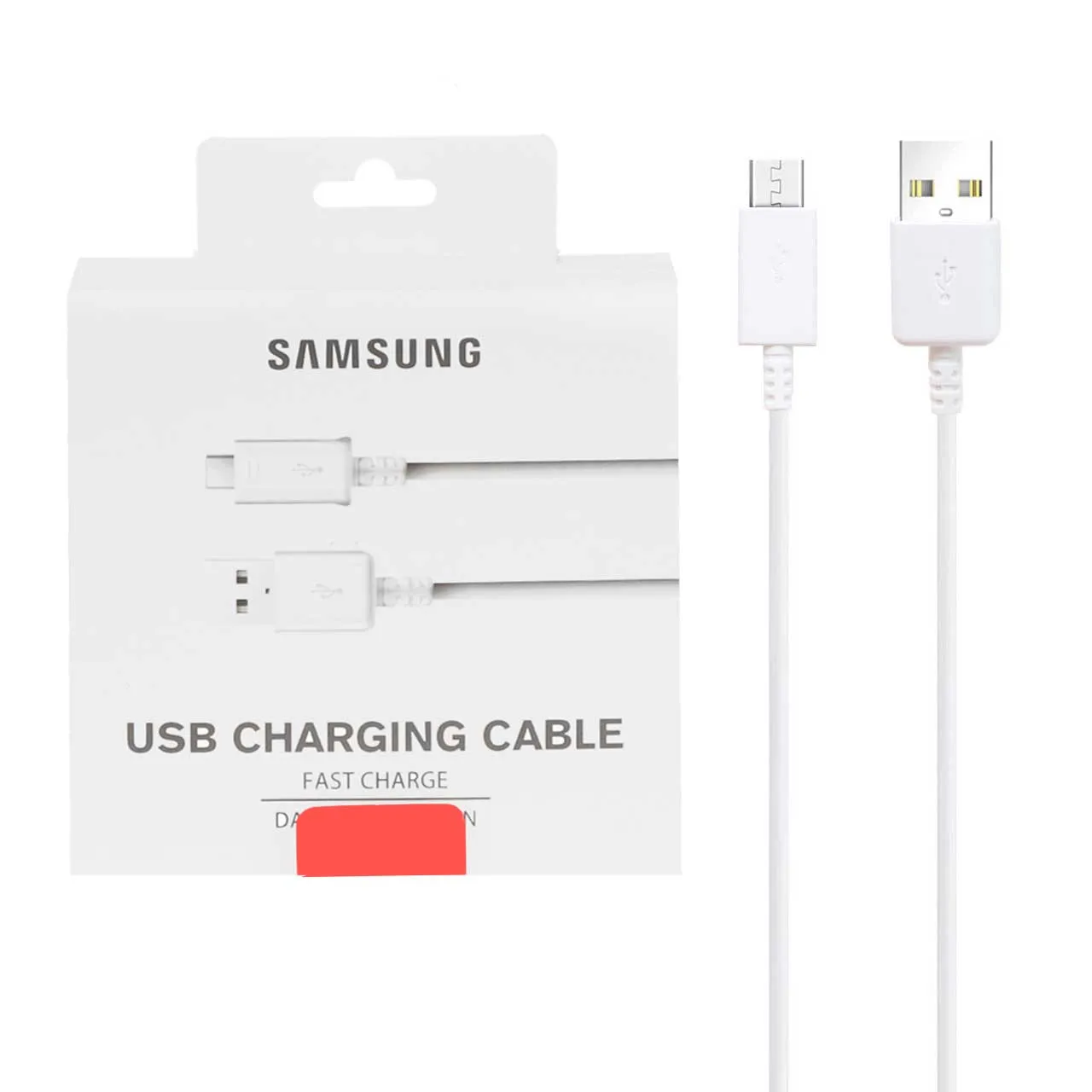 کابل شارژ اندروید سامسونگ مدل S7-سفید(پک دار)